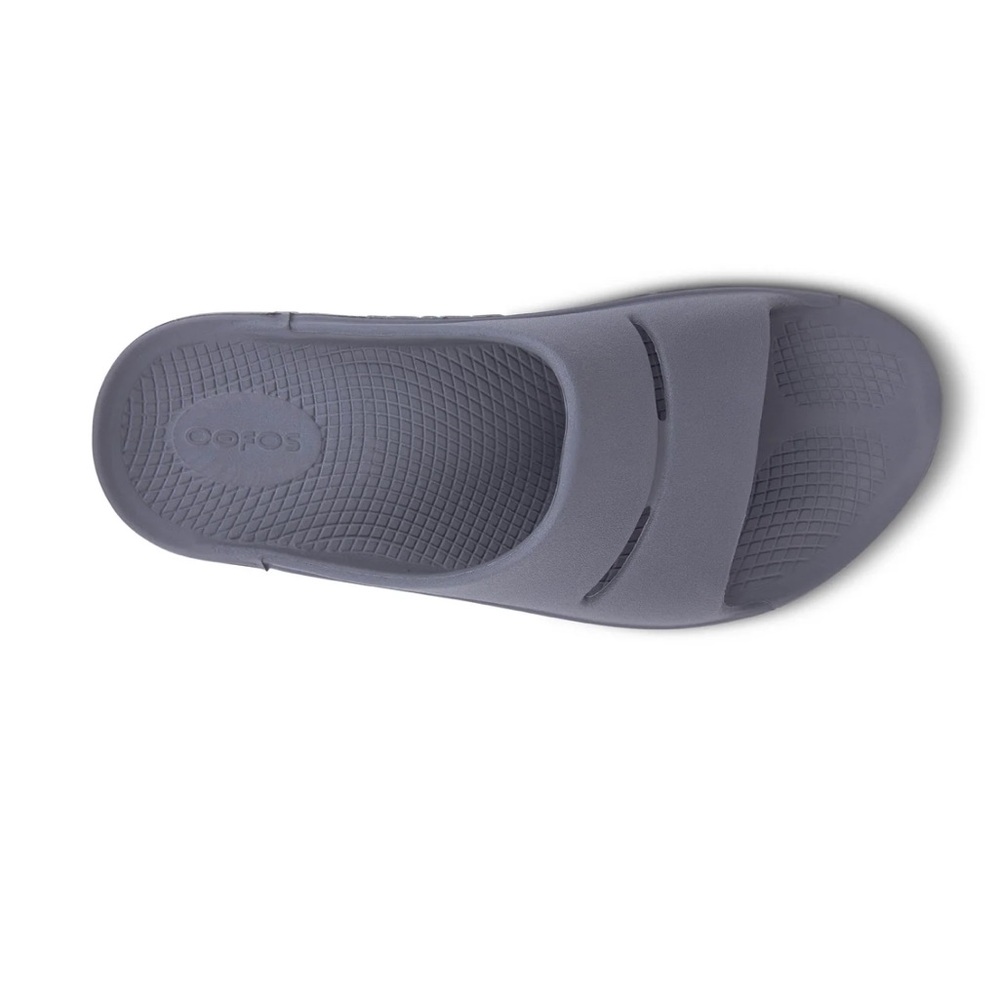 OOFOS OOAHH SLIDE UNISEX in Slate Men’s 8/Women’s 10 - Picture 4 of 11